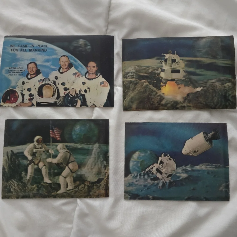 vintage NASA postcards